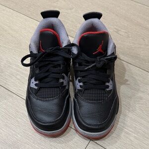 Nike Kids Black and Red Sneakers